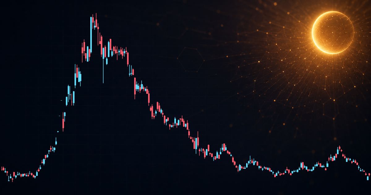 メタプラネット(3350) 2025年7月の高値から株価75%超下落